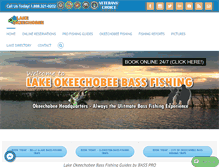 Tablet Screenshot of lakeokeechobeebassfishing.com
